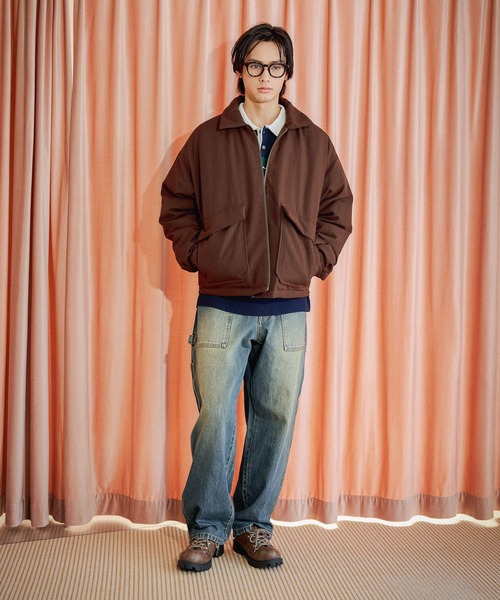 niko and...(ニコアンド)の「中綿ZIPブルゾン(ブルゾン・メンズ・ブラウン/ブラック/グレー・LARGE/MEDIUM)」の14枚目の写真