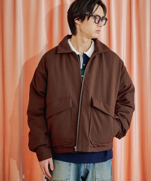 niko and...(ニコアンド)の「中綿ZIPブルゾン(ブルゾン・メンズ・ブラウン/ブラック/グレー・LARGE/MEDIUM)」の17枚目の写真