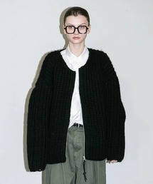 my beautiful landlet | 【my beautiful landlet】JAPAN HAND KNITTED ZIP BLOUSON(ニット/セーター)