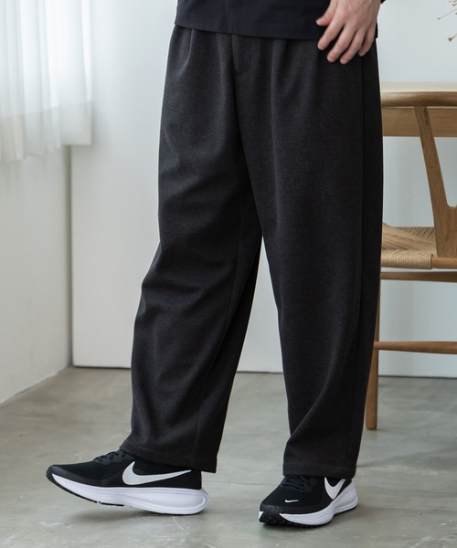 BTZ TOKYO(ビーティーゼットトウキョウ)の「【TIMBRE POSTE】起毛ストレッチ ワイドイージーパンツ(その他パンツ・メンズ・ブラック/チャコールグレー/ブラウン・M/LL/L)」の2枚目の写真