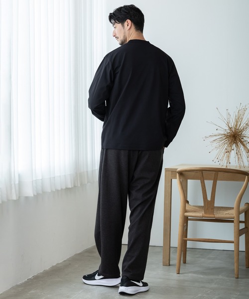 BTZ TOKYO(ビーティーゼットトウキョウ)の「【TIMBRE POSTE】起毛ストレッチ ワイドイージーパンツ(その他パンツ・メンズ・ブラック/チャコールグレー/ブラウン・M/LL/L)」の11枚目の写真