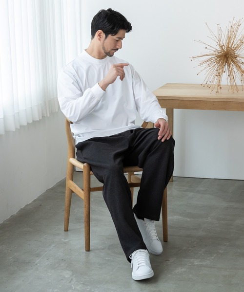 BTZ TOKYO(ビーティーゼットトウキョウ)の「【TIMBRE POSTE】起毛ストレッチ ワイドイージーパンツ(その他パンツ・メンズ・ブラック/チャコールグレー/ブラウン・M/LL/L)」の13枚目の写真