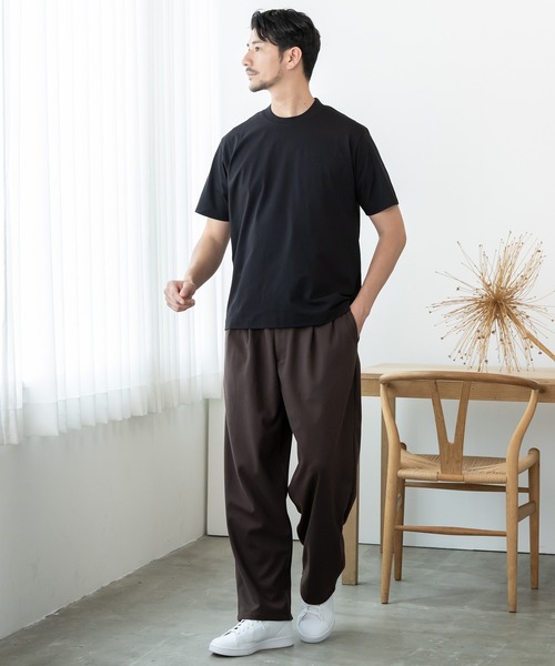 BTZ TOKYO(ビーティーゼットトウキョウ)の「【TIMBRE POSTE】起毛ストレッチ ワイドイージーパンツ(その他パンツ・メンズ・ブラック/チャコールグレー/ブラウン・M/LL/L)」の19枚目の写真