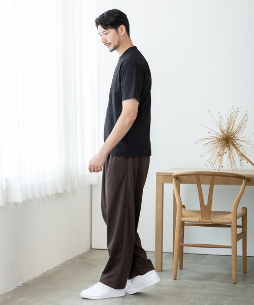 BTZ TOKYO(ビーティーゼットトウキョウ)の「【TIMBRE POSTE】起毛ストレッチ ワイドイージーパンツ(その他パンツ・メンズ・ブラック/チャコールグレー/ブラウン・M/LL/L)」の21枚目の写真