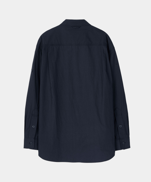 CHOWOO(チョウ)の「ワンポケットペーパーウォークシャツ(ネイビー)(シャツ/ブラウス・メンズ・その他・MEDIUM/LARGE)」の2枚目の写真