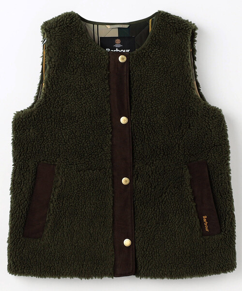 Barbour(バブアー)の「限定展開 Barbour/バブアー dulsie liner(ダウンベスト・レディース・ベージュ/オリーブ/ブラック・10)」の3枚目の写真