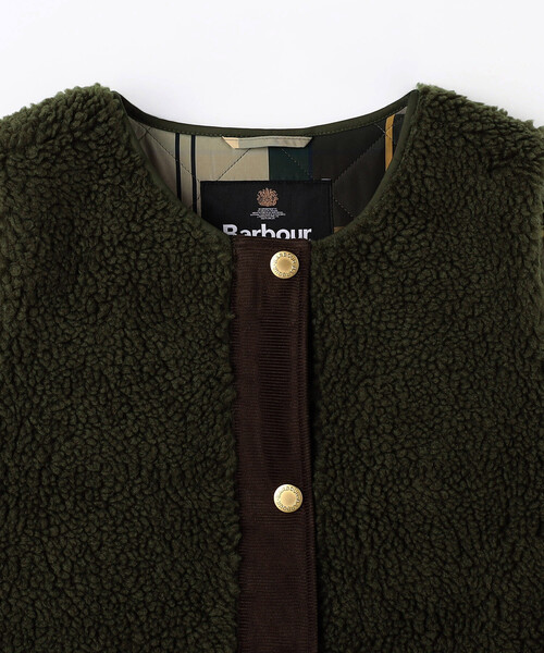 Barbour(バブアー)の「限定展開 Barbour/バブアー dulsie liner(ダウンベスト・レディース・ベージュ/オリーブ/ブラック・10)」の14枚目の写真