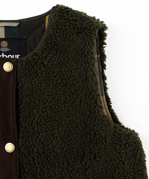 Barbour(バブアー)の「限定展開 Barbour/バブアー dulsie liner(ダウンベスト・レディース・ベージュ/オリーブ/ブラック・10)」の13枚目の写真