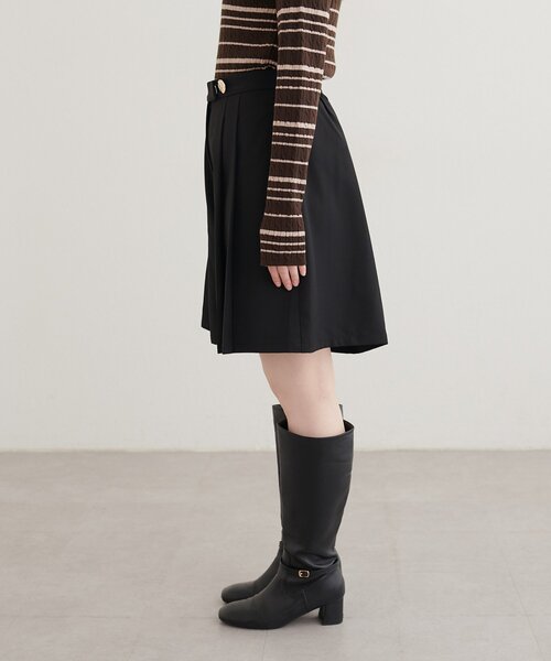 natural couture（ナチュラルクチュール）の「〈canami〉ベコベコ金釦ショートパンツ（その他パンツ・レディース・ブラック/ブラウン系その他2/ライトベージュ/ブラウン系その他・FREE）」の10枚目の写真
