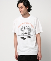 JUNK FOOD | MUSIC IS MY BEST FRIEND/スヌーピー　Tシャツ(Tシャツ/カットソー)