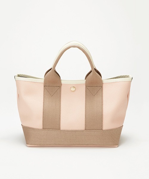 Breath TOPKAPI（ブレストプカピ）の「【VERY 10月号掲載】【Breath TOPKAPI /ブレス トプカピ】【撥水】スコッチグレイン ネオレザー ミニ トートバッグ（トートバッグ・レディース・クリーム/ブラック/グレイッシュベージュ/ネイビー/ライトピンク/ライトグレー/ワインレッド/ブルー/ライトベージュ/ブラウン/ベージュ系/イエロー系/グリーン系その他/ベージュ/ダークネイビー/カーキブラウン/キャメル/ピンク系その他/ラベンダー・FREE）」の18枚目の写真