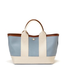 【VERY 10月号掲載】【Breath TOPKAPI /ブレス トプカピ】【撥水】スコッチグレイン ネオレザー ミニ トートバッグ