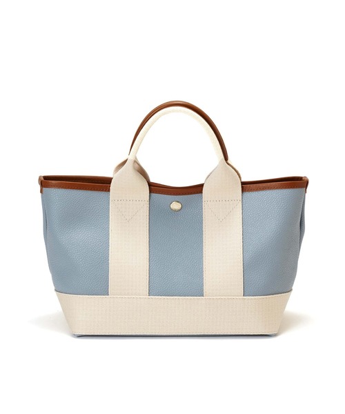 Breath TOPKAPI（ブレストプカピ）の「【VERY 10月号掲載】【Breath TOPKAPI /ブレス トプカピ】【撥水】スコッチグレイン ネオレザー ミニ トートバッグ（トートバッグ・レディース・クリーム/ブラック/グレイッシュベージュ/ネイビー/ライトピンク/ライトグレー/ワインレッド/ブルー/ライトベージュ/ブラウン/ベージュ系/イエロー系/グリーン系その他/ベージュ/ダークネイビー/カーキブラウン/キャメル/ピンク系その他/ラベンダー・FREE）」の12枚目の写真