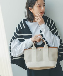 【VERY 10月号掲載】【Breath TOPKAPI /ブレス トプカピ】【撥水】スコッチグレイン ネオレザー ミニ トートバッグ