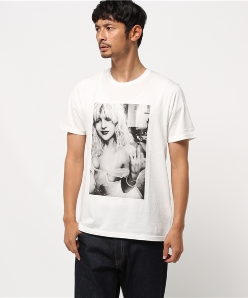 HYSTERIC GLAMOUR（ヒステリックグラマー）の「CL/COURTNEY 1994 pt T-SH（Tシャツ/カットソー・メンズ・ホワイト/グリーン/ブラック・X-LARGE/LARGE/MEDIUM/SMALL）」の15枚目の写真