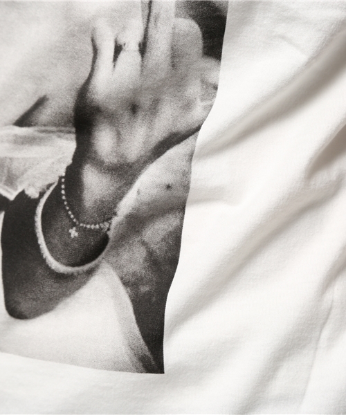 HYSTERIC GLAMOUR（ヒステリックグラマー）の「CL/COURTNEY 1994 pt T-SH（Tシャツ/カットソー・メンズ・ホワイト/グリーン/ブラック・X-LARGE/LARGE/MEDIUM/SMALL）」の10枚目の写真