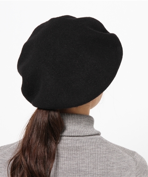 WEGO(ウィゴー)の「WEGO/ベレー帽(ハンチング/ベレー帽・レディース・グレー/ネイビー/パープル/ワイン/ブラック・FREE)」の7枚目の写真