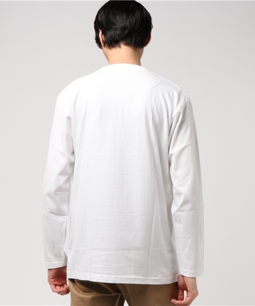 DOUBLE STEAL（ダブルスティール）の「Break Time Photo 長袖Ｔシャツ（Tシャツ/カットソー・メンズ・ホワイト/ブラック/グレー・MEDIUM/X-LARGE/LARGE）」の5枚目の写真
