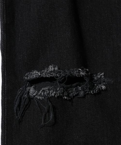 WVM(ダブルヴイエム)の「<WVM> BLACK DMG SKNY 1ST/デニムパンツ◆(デニムパンツ・メンズ・ブラック・30inch/32inch/28inch/34inch)」の8枚目の写真