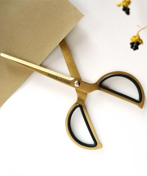 HIGHTIDE（ハイタイド）の「TOOLS to LIVEBY ツールズ トゥ リブバイ シザーズ 8 ゴールド はさみ（ステーショナリー・メンズ・ブラック/ゴールド・FREE）」の4枚目の写真