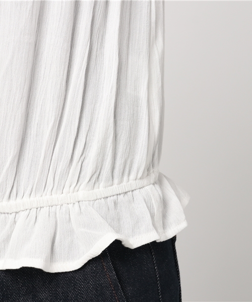 Heather（ヘザー）の「ボヘシシュウ＊ブラウス7分袖 747515 （シャツ/ブラウス・レディース・ホワイト系その他2/ブラック系その他/ホワイト系その他・FREE）」の9枚目の写真