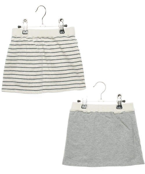 SHIPS KIDS（シップスキッズ）の「SHIPS KIDS:BORDER REVERSIBLE SKIRT（スカート・キッズ・オフホワイト/ネイビー・80/90）」の2枚目の写真