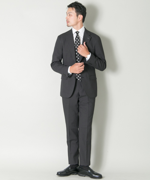 URBAN RESEARCH（アーバンリサーチ）の「URBAN RESEARCH Tailor　アーバンアスレチックパンツ（スーツパンツ・メンズ・ネイビー/グレー・LARGE/MEDIUM/SMALL）」の3枚目の写真