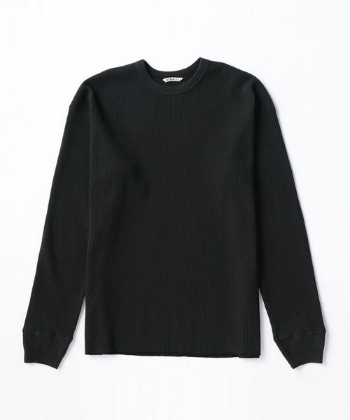 AURALEE（オーラリー）の「＜AURALEE（オーラリー）＞ WAFFLE CREW（T