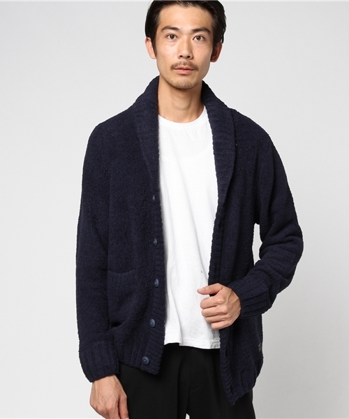 Quiksilver(クイックシルバー)の「CHENILLE KNIT SHAWL(ニット/セーター・メンズ・ネイビー/その他1/その他2・MEDIUM/LARGE/SMALL/X-LARGE)」の2枚目の写真