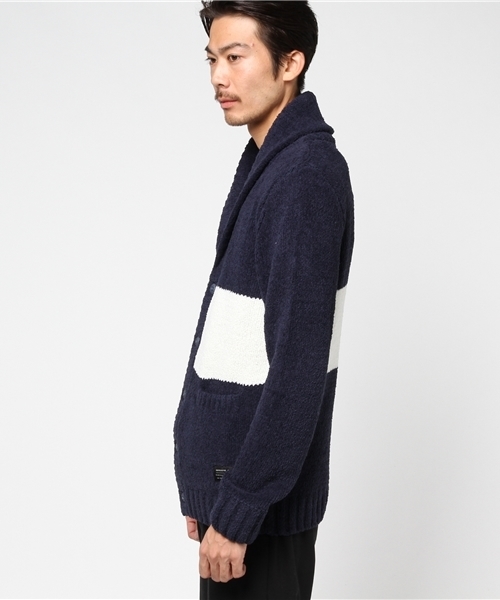 Quiksilver(クイックシルバー)の「CHENILLE KNIT SHAWL(ニット/セーター・メンズ・ネイビー/その他1/その他2・MEDIUM/LARGE/SMALL/X-LARGE)」の4枚目の写真