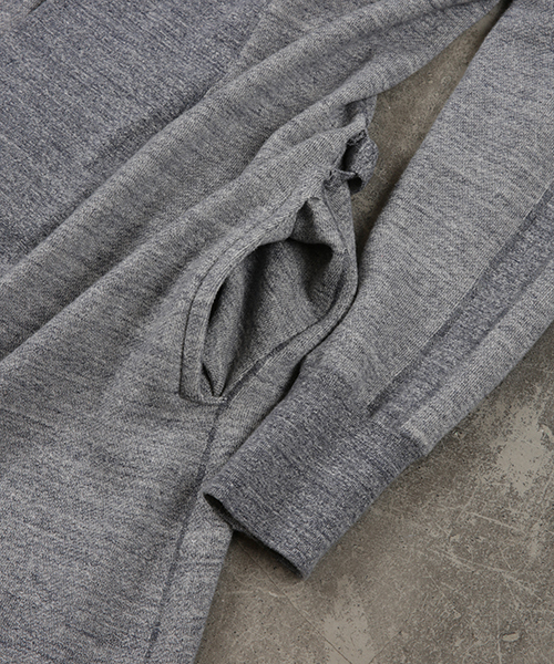 bodco（ボッコ）の「【bodco】ボッコ/ COATIGAN/コーティガン（カーディガン/ボレロ・メンズ・ホワイト/グレー・MEDIUM/X-SMALL/SMALL/LARGE）」の10枚目の写真