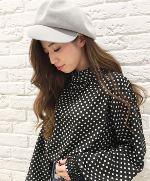 VENCEEXCHANGE（ヴァンスエクスチェンジ）の「フリルネックブラウス                       （シャツ/ブラウス・レディース・ブラック/オフホワイト/グリーン/その他35・MEDIUM）」の16枚目の写真