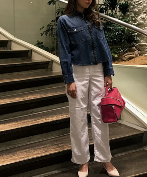 DIESEL（ディーゼル）の「00SDH10PASD（シャツ/ブラウス・レディース・インディゴブルー・LARGE/MEDIUM/SMALL/X-SMALL/XX-SMALL）」の5枚目の写真