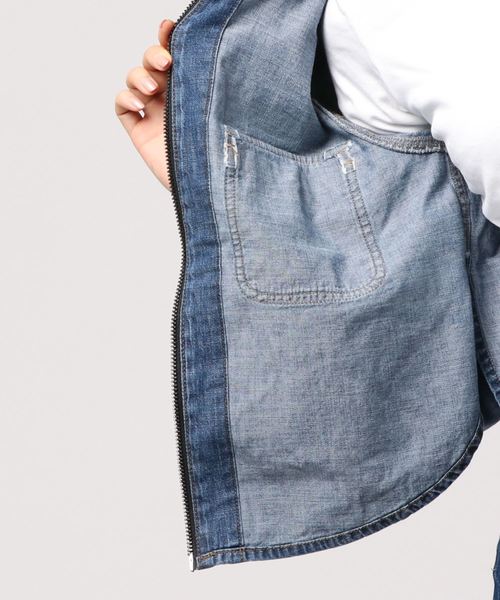 DIESEL（ディーゼル）の「00SDH10PASD（シャツ/ブラウス・レディース・インディゴブルー・LARGE/MEDIUM/SMALL/X-SMALL/XX-SMALL）」の4枚目の写真