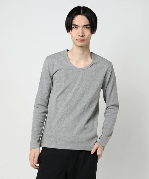 Bling Leads(ブリングリーズ)の「Bling Leads/スパンフライスU/NロンTEE(Tシャツ/カットソー・メンズ・チャコールグレー/ブラック/ワイン/ホワイト/杢グレー/ブラック×ホワイト/ネイビー/ブラック系その他/ブラック×レッド/ホワイト×ネイビー/ブラック×ブルー/カーキ/ブラウン・MEDIUM/LARGE/X-LARGE)」の17枚目の写真