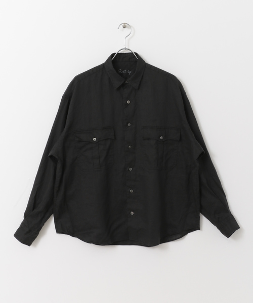 PORTER CLASSIC（ポータークラシック）の「PORTER CLASSIC×URBAN RESEARCH　別注ROLLUPSHIRTS（シャツ/ブラウス・メンズ・ブラック/オリーブ・SMALL/MEDIUM/LARGE）」の13枚目の写真
