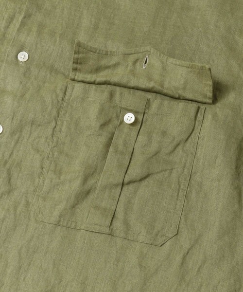 PORTER CLASSIC（ポータークラシック）の「PORTER CLASSIC×URBAN RESEARCH　別注ROLLUPSHIRTS（シャツ/ブラウス・メンズ・ブラック/オリーブ・SMALL/MEDIUM/LARGE）」の17枚目の写真