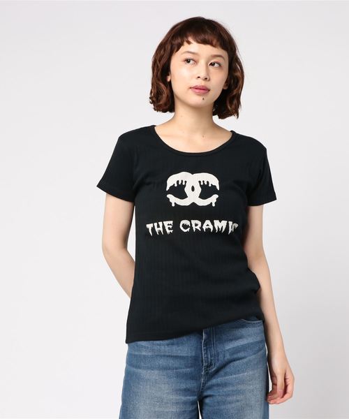 HYSTERIC GLAMOUR（ヒステリックグラマー）の「THE CRAMPS/MK pt T-SH（Tシャツ/カットソー・レディース・ピンク/グリーン/ブラック・FREE）」の9枚目の写真