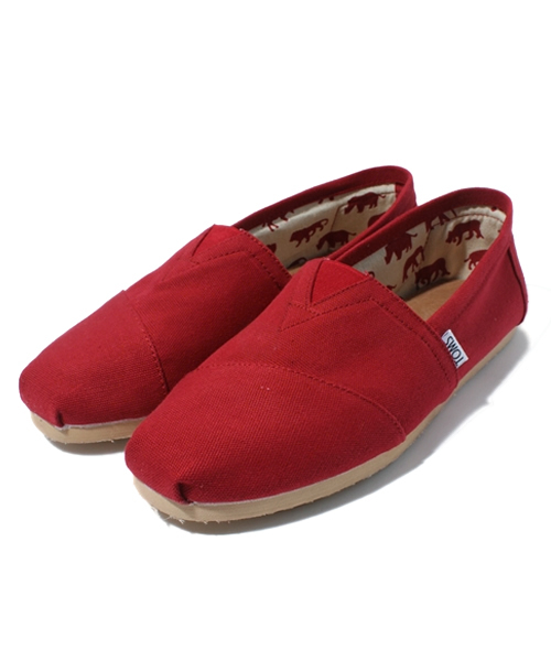 TOMS（トムス）の「2013 トムス 定番 メンズ クラシック キャンバス TOMS M CLSC Canvas（スニーカー・メンズ・ブラック/レッド/ネイビー・26cm/26.5cm/27cm/27.5cm/28cm）」の3枚目の写真