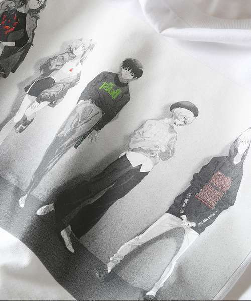 RADIO EVA(ラヂオエヴァ)の「RADIO EVA 545 RADIO EVA 10TH ANNIVERSARY T-Shirt(Tシャツ/カットソー・メンズ・ホワイト/ブラック・SMALL/MEDIUM/LARGE/X-LARGE)」の7枚目の写真