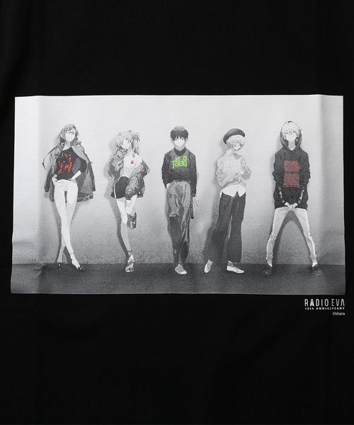 RADIO EVA(ラヂオエヴァ)の「RADIO EVA 545 RADIO EVA 10TH ANNIVERSARY T-Shirt(Tシャツ/カットソー・メンズ・ホワイト/ブラック・SMALL/MEDIUM/LARGE/X-LARGE)」の10枚目の写真