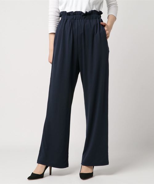 gasa フリルギャザーワイドパンツ 収穫を待つ ギャザーワイドパンツ – GASA＊online store