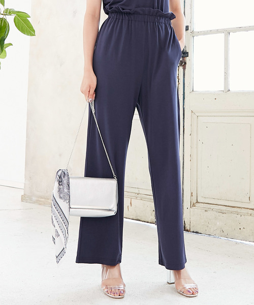 gasa フリルギャザーワイドパンツ gasa フリルギャザーワイドパンツ GASA* – ams_selectshop