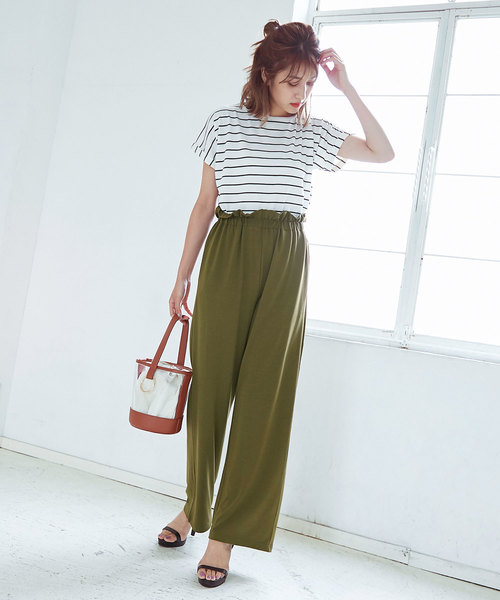 ludlow Ficelle ハイウエスト パンツ 1433783_21203151_k3.jpg