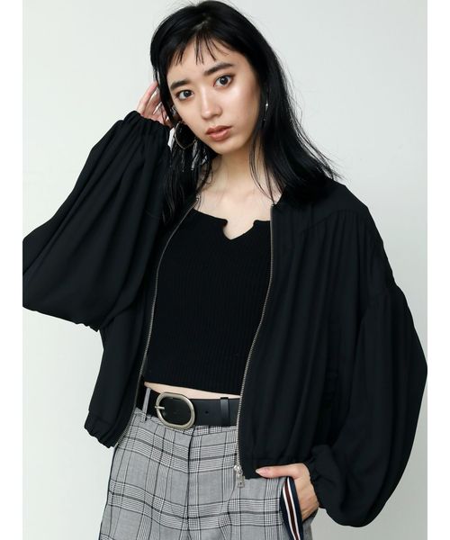 EMODA（エモダ）の「2WAYリブニットトップ（Tシャツ/カットソー・レディース・ブラック/レッド/その他/マスタード・FREE）」の13枚目の写真