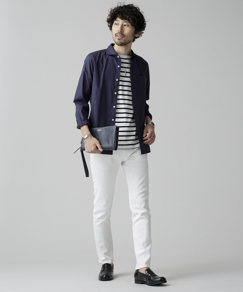 NANO universe（ナノユニバース）の「スムースレザークラッチバッグ（クラッチバッグ・メンズ・ブラック/ベージュ/ネイビー/ブラウン・FREE）」の15枚目の写真