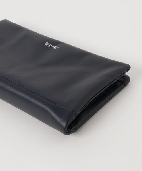 NANO universe（ナノユニバース）の「スムースレザークラッチバッグ（クラッチバッグ・メンズ・ブラック/ベージュ/ネイビー/ブラウン・FREE）」の14枚目の写真