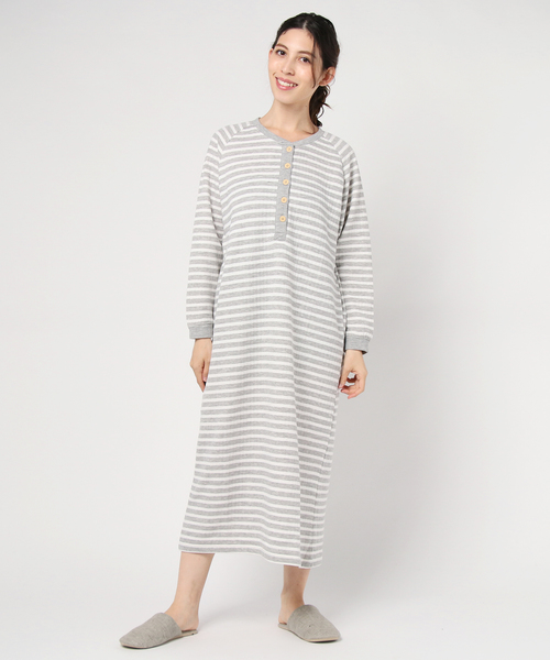 Cecilene セシレーヌ の キルトボーダーワンピース ルームワンピース Wear