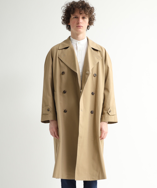 AUNN(アウン)の「【AUNN】オーバーサイズトレンチコート(トレンチコート・メンズ・ブラック/ベージュ/ネイビー・1/2/3)」の4枚目の写真