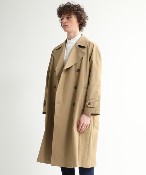 AUNN(アウン)の「【AUNN】オーバーサイズトレンチコート(トレンチコート・メンズ・ブラック/ベージュ/ネイビー・1/2/3)」の5枚目の写真